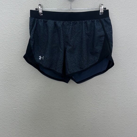 Under Armour Fly by 2.0 Loose Fit Heatgear Printed Running Shorts Womens Medium - Picture 1 of 3